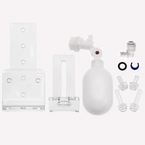 ZAOJIAO Auto-top-Off ATO Solution Auto Water Filler Adjustable Float Valve Mounting for Aquarium Sump