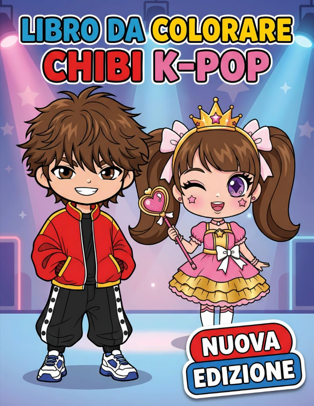Libro da Colorare Chibi K-Pop: Oltre 60 Disegni Divertenti E Creativi Per Bambini, Ragazzi E Fan Di Ogni Età