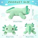 Axolotl Plush Toy, Stuffed Axolotl Plush, 10.8" Cute Doll Stuffed Toy Gifts for Boys Girls. (Green)