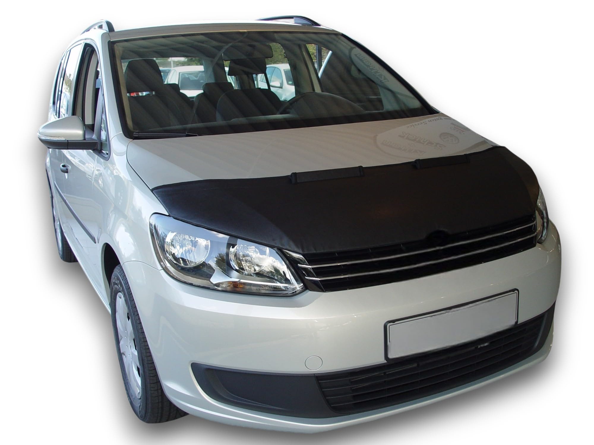 AB-00242 Auto-BRA Motorhaubenschutz kompatibel mit VW Volkswagen Touran - Caddy Bj. 2010-2015 Haubenbra Steinschlagschutz Tuning Bonnet Bra