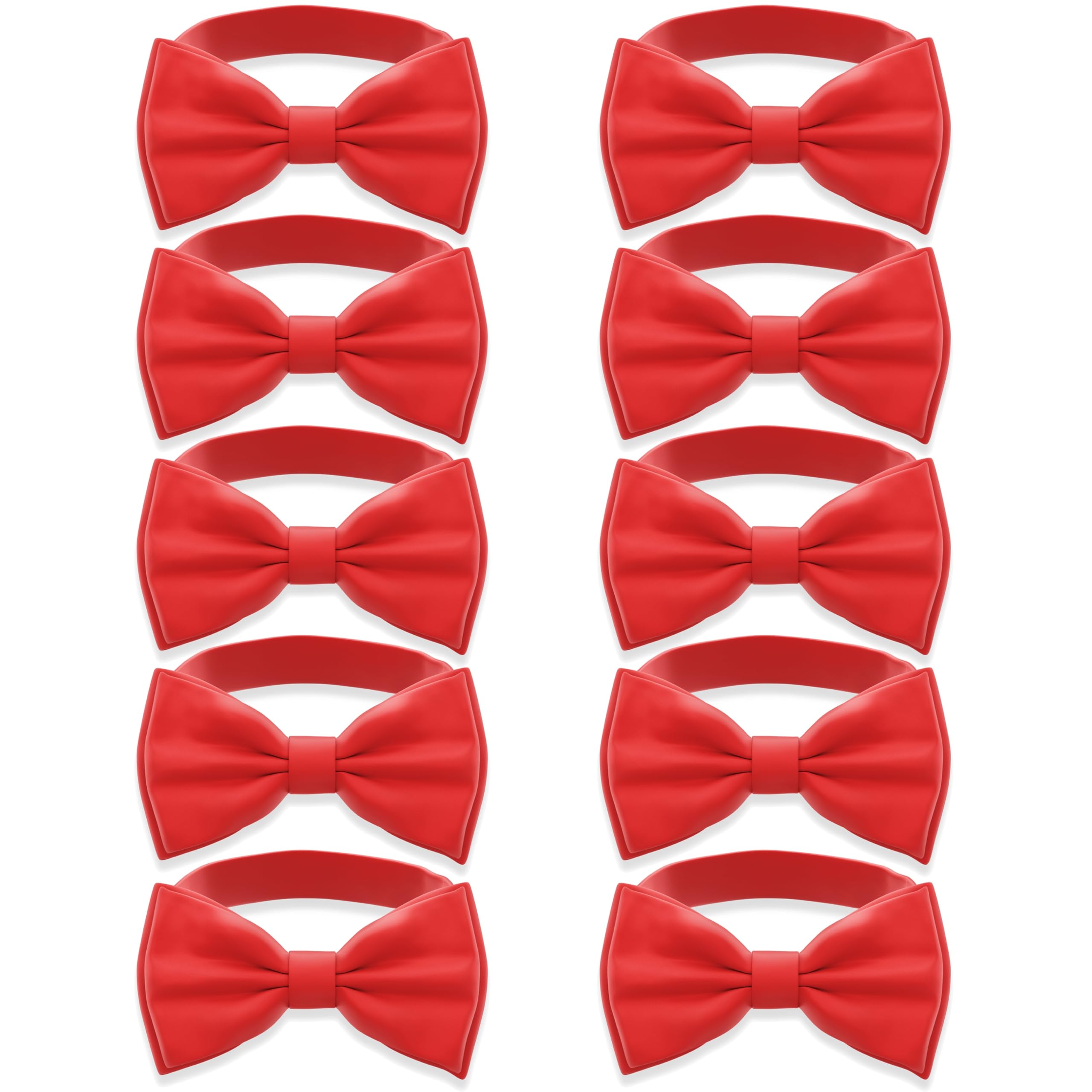 Adam Young Men's Bow Ties Pre-Tied Style Formal Satin Classic Bowtie for Tuxedo Faux Silk
