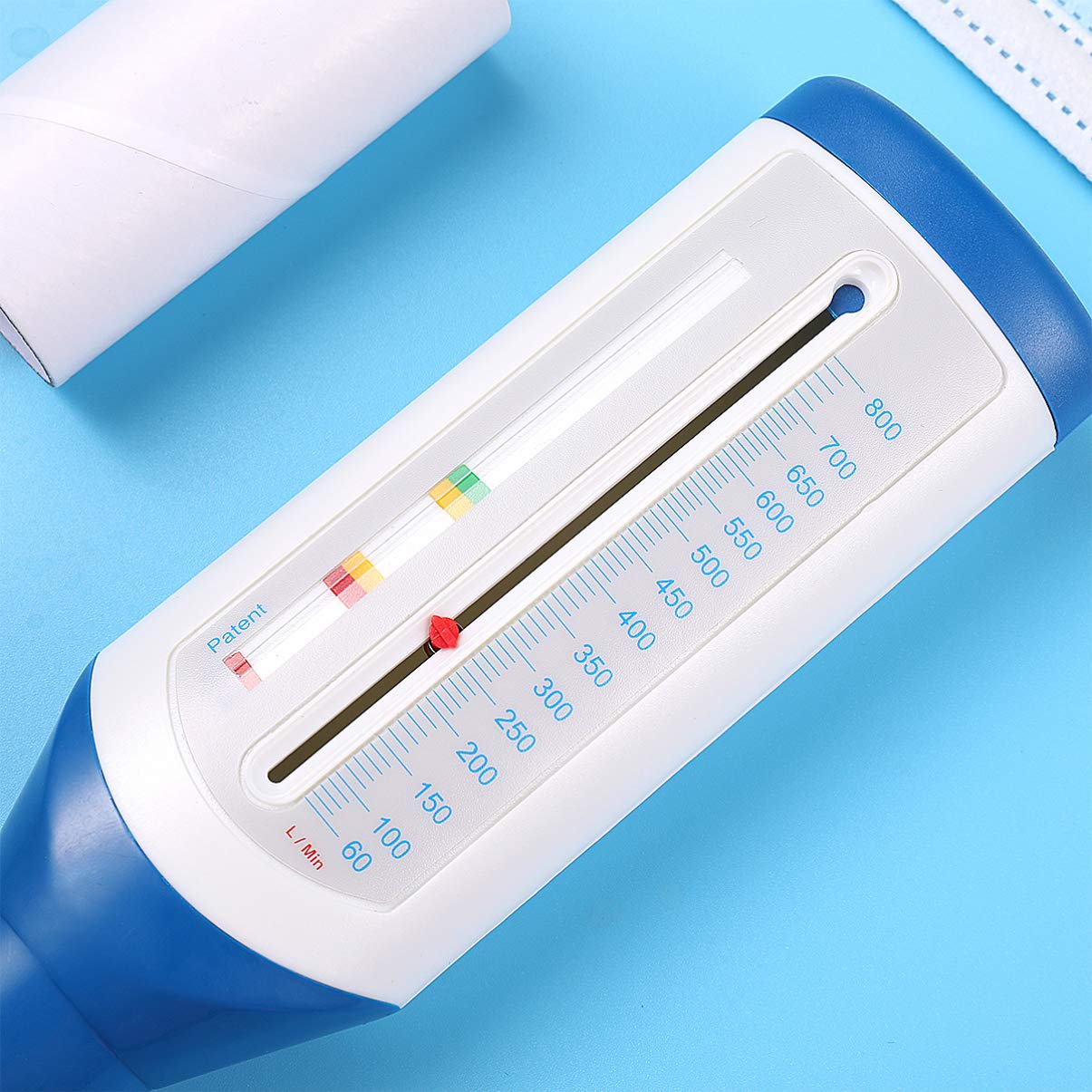 Baluue Portable Compteur De Capacité Vitale Mesure Débit Expiratoire Moniteur D'Asthme pour Adultes Et Enfants Contrôle Fonction Respiratoire