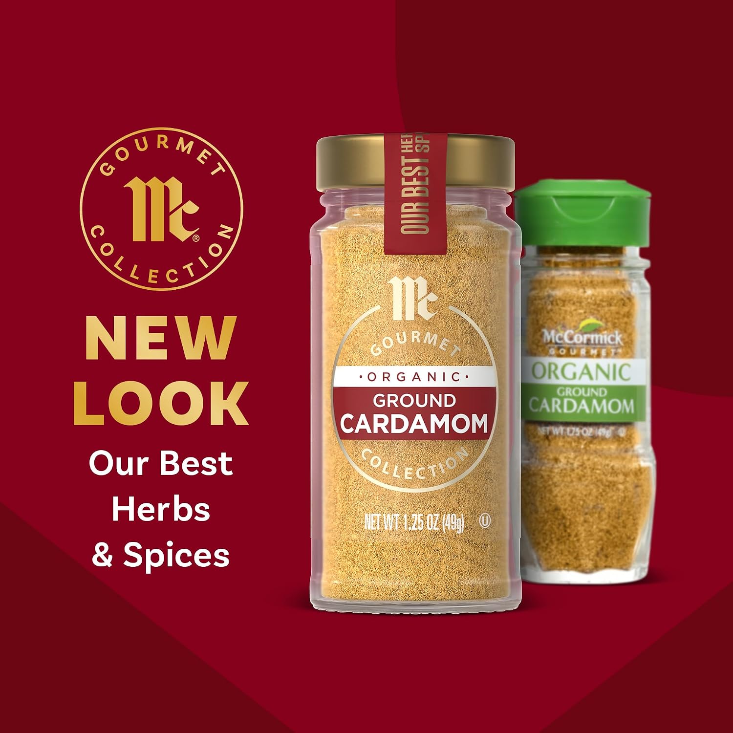 McCormick Gourmet Organic Ground Cardamom, 1.75 oz (Pack of 3)