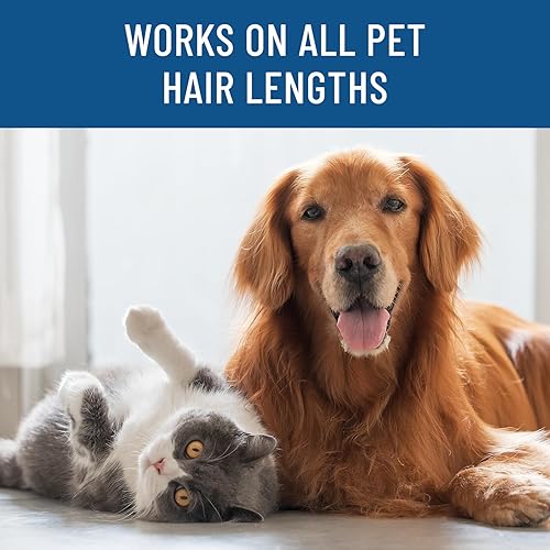 Miniatura 9 de Triton Herramienta de depilación de mascotas con compartimento para atrapar pelos, rodillo de pelo de mascotas fácil de usar, herramienta de