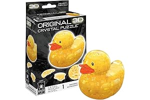 BePuzzled Duck 3D Crystal Puzzle: Dive into a Quacky Good Time!