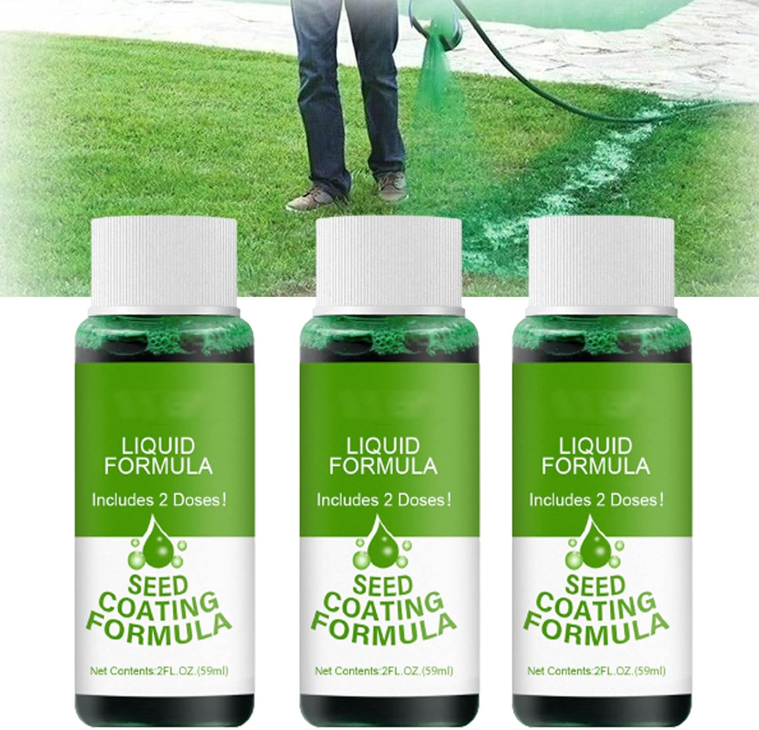 Cowboy Green Grass Seed Spray, Green Grass Rasenspray, Hippie Green