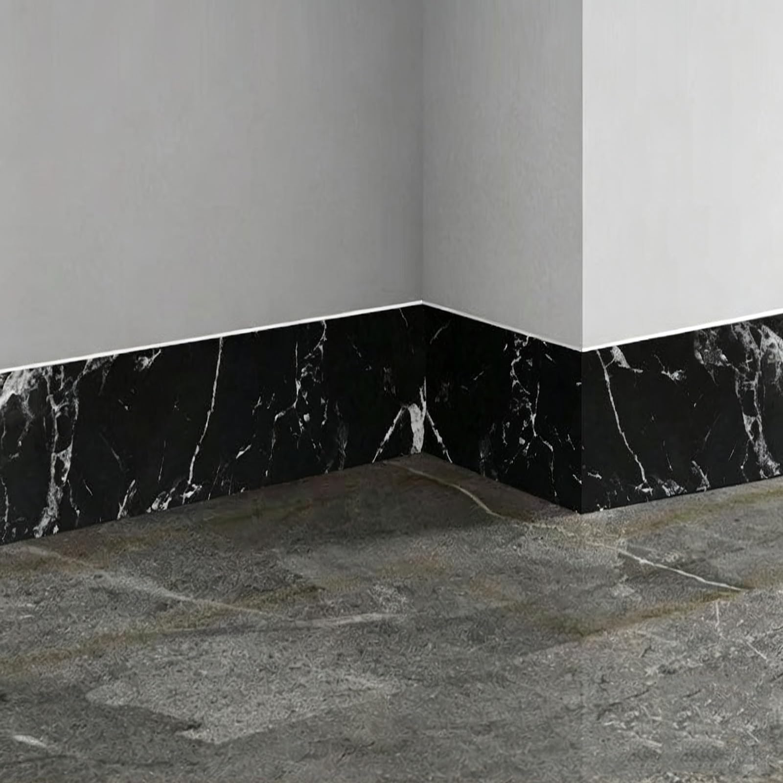battiscopa Modanatura Flessibile Per Battiscopa In PVC, Autoadesiva