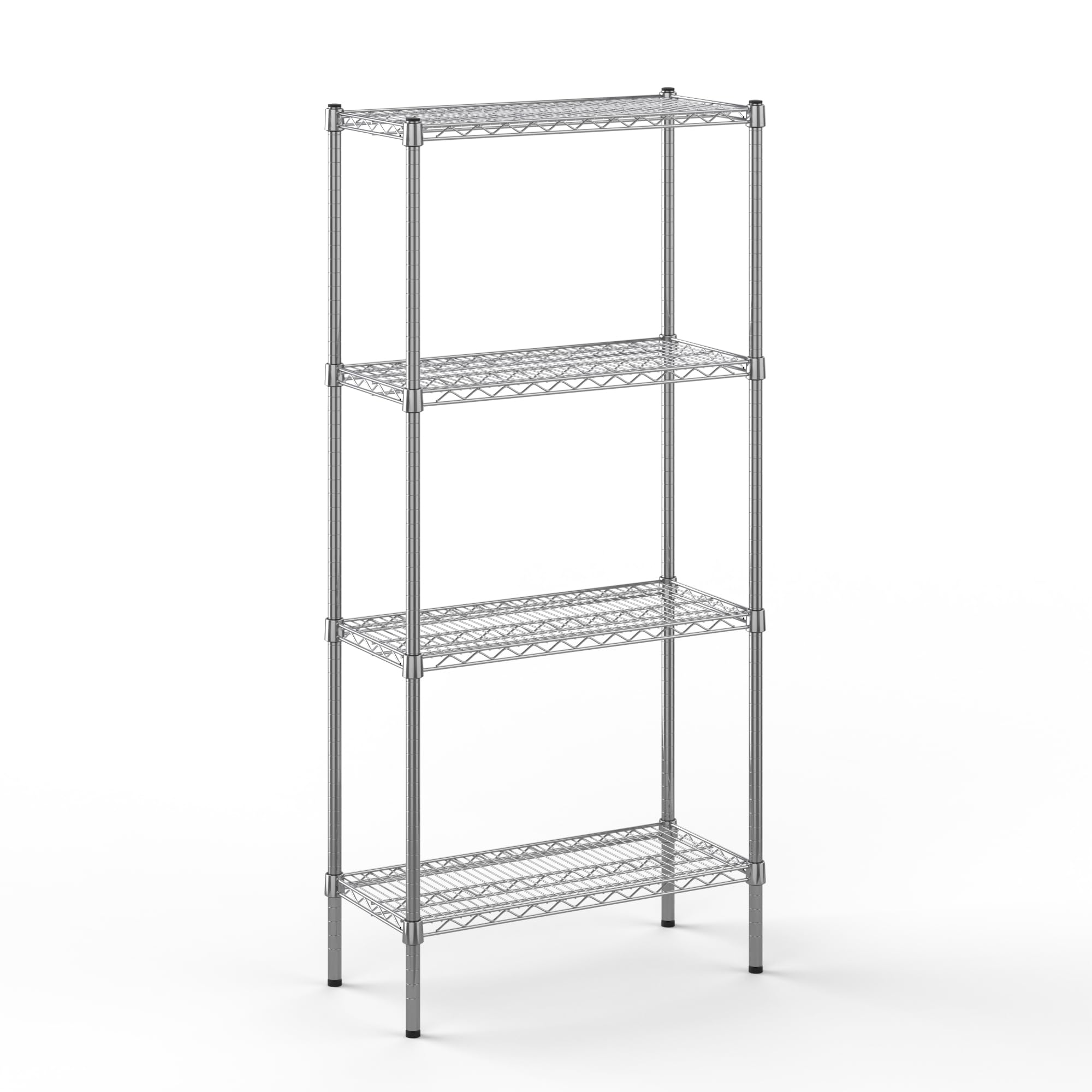 14" Deep x 30" Wide x 64" Height Wire Shelving Kit | 4-Tier | NSF Commercial Storage Rack Unit