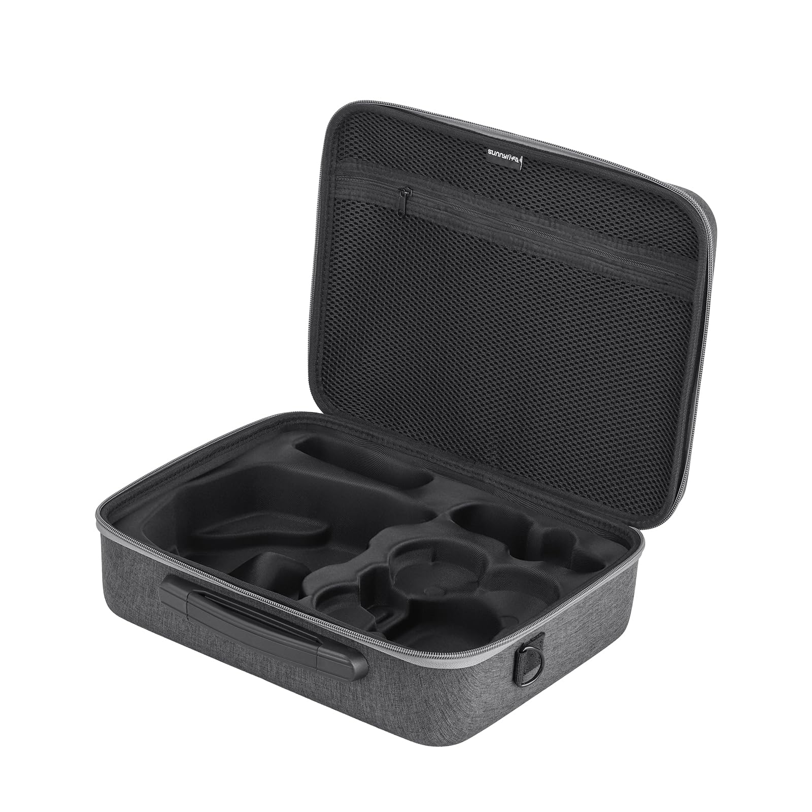 Futerał do DJI NEO Gogle N3 torba do przechowywania organizer torba z paskiem na ramię etui podróżne odporne na wstrząsy futerał ochronny przenośna torebka akcesoria do drona, szary, Torba do