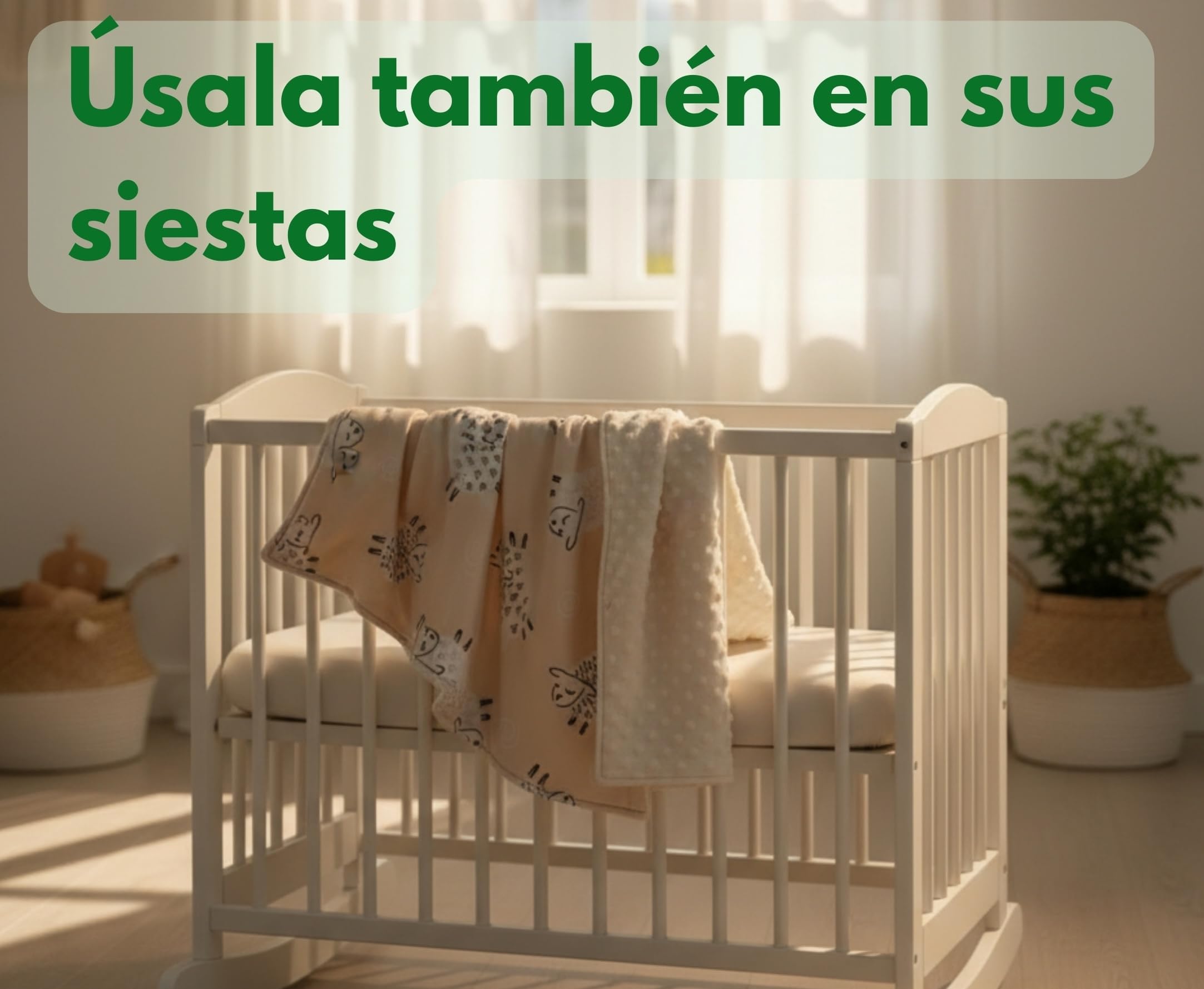 Parasol Carrito Bebé Universal 4 en 1 – Manta Reversible Algodón & Minky | Protección Solar, Viento y Lluvia | Cobertor Lactancia, Porteo y Cochecito | Incluye Clips y Gancho