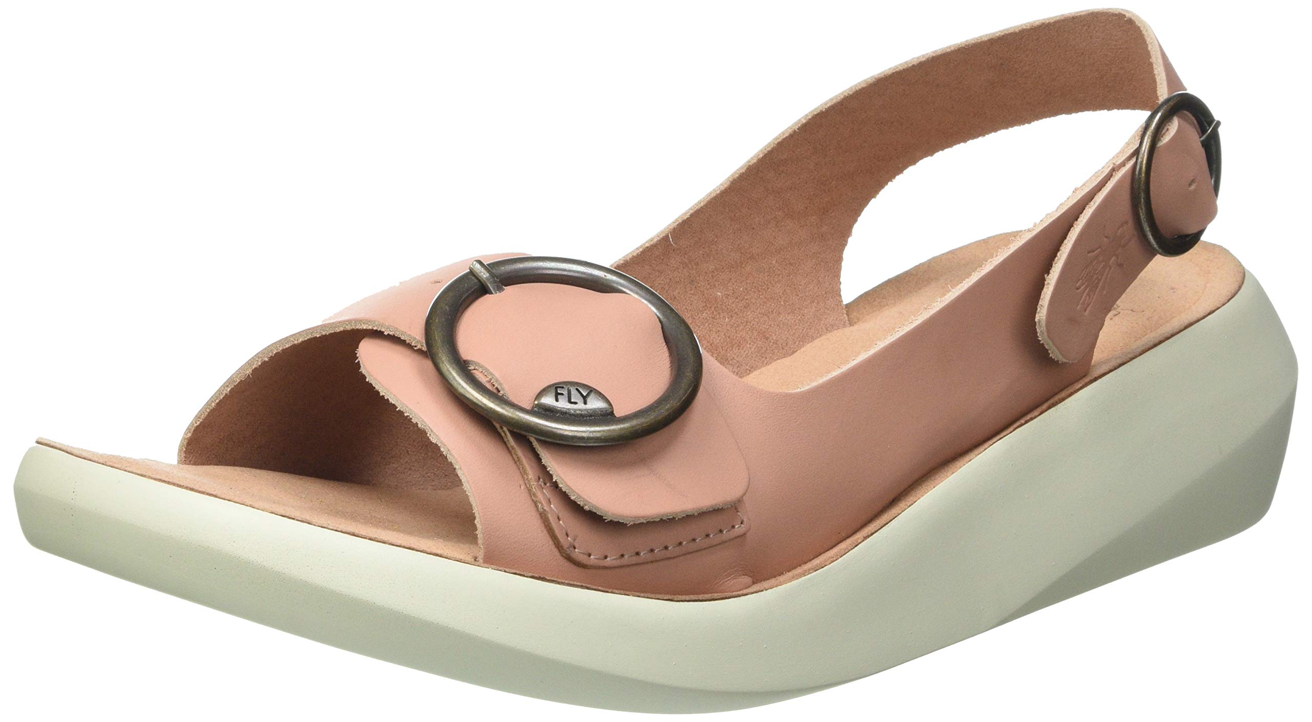 Fly London Women's Sandal, Slingback, Rose, 4 UK