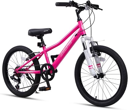 AVASTA Govet 20 Kids Mountain Bike for 6-12 Years Old Boys Girls with Suspension Fork, 6 Speeds Drivetrain, Multiple Colors