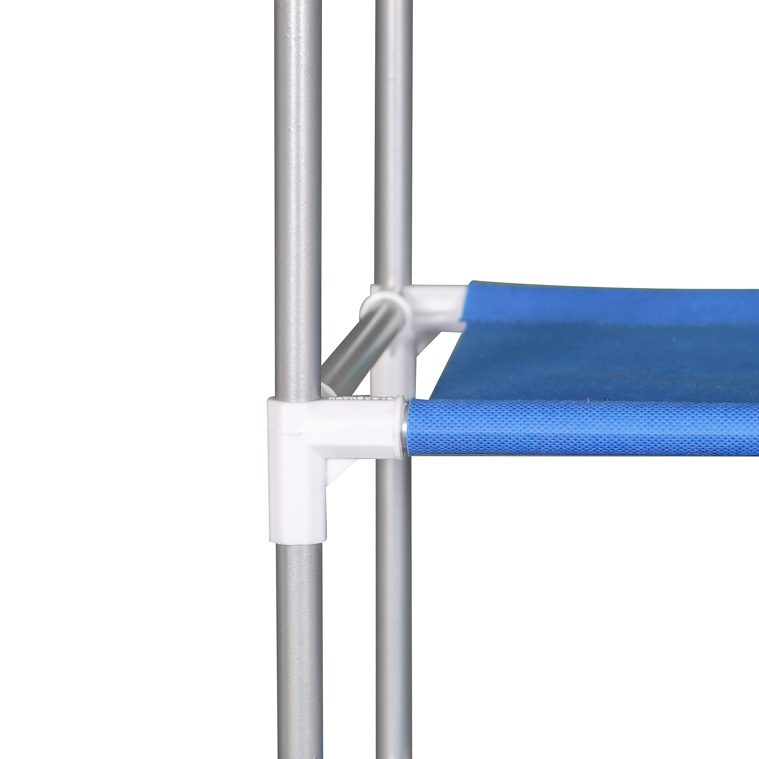 PARASNATH Utility 3-4 Shoe Rack (Blue Colour) Mild Steel Shoe Rack/Shelve Shoe Stand - Made in India 2