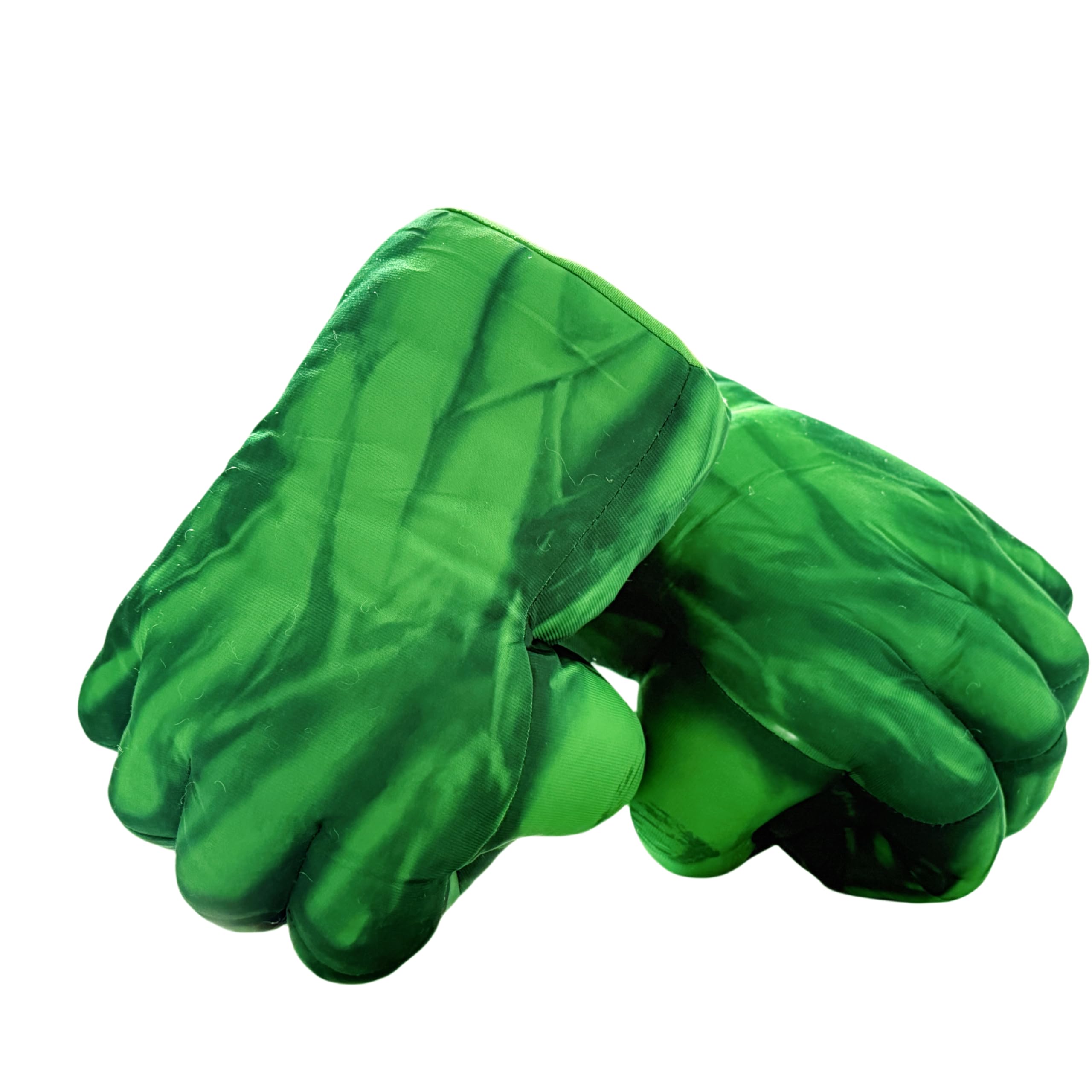 Gants de super-héros pour enfants, costumes de cosplay, poings de héros en peluche douce, cosplay, Halloween, jeu de rôle pour anniversaire, Noël pour garçons et enfants (vert)