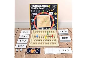 Wooden Montessori Multiplication Board Game
