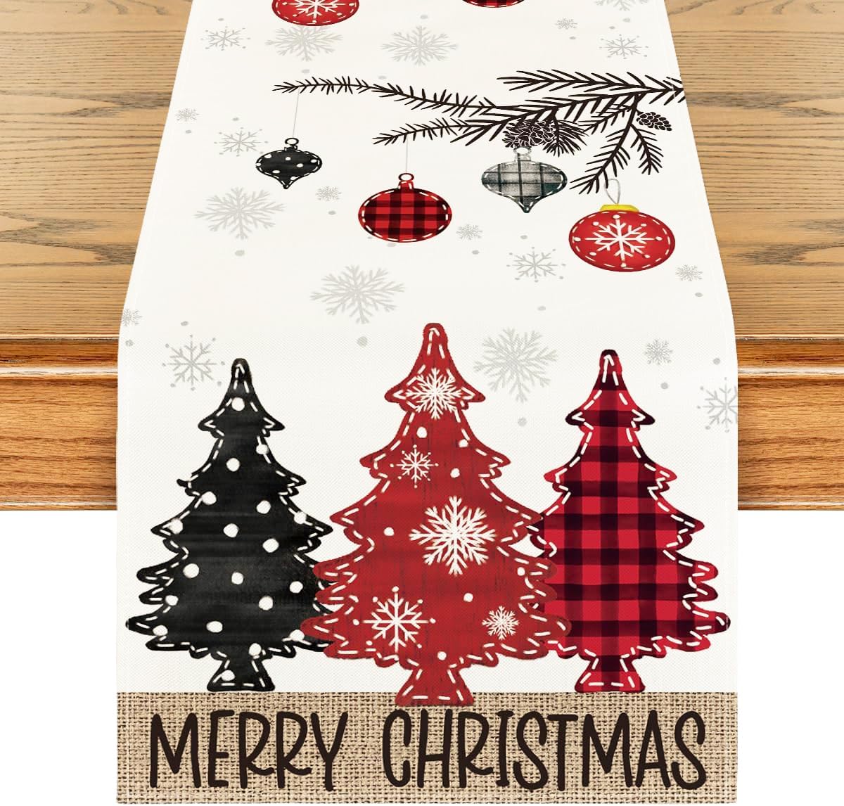 Decoracion Navidad Adornos Camino de Mesa Navideños Decoración Hogar para la Casa Natal Navideña Adorno Decoraciones Navideñas Christmas Decorations for Home Caminos Moderno Comedor Decor Salon