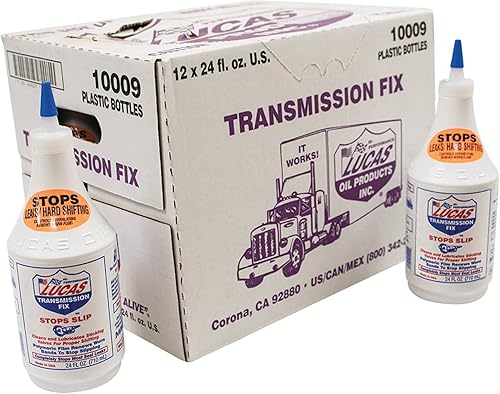 Stens New Transmission Fix 051-623 12 botellas, 24 oz. Lucas Oil 10009, negro