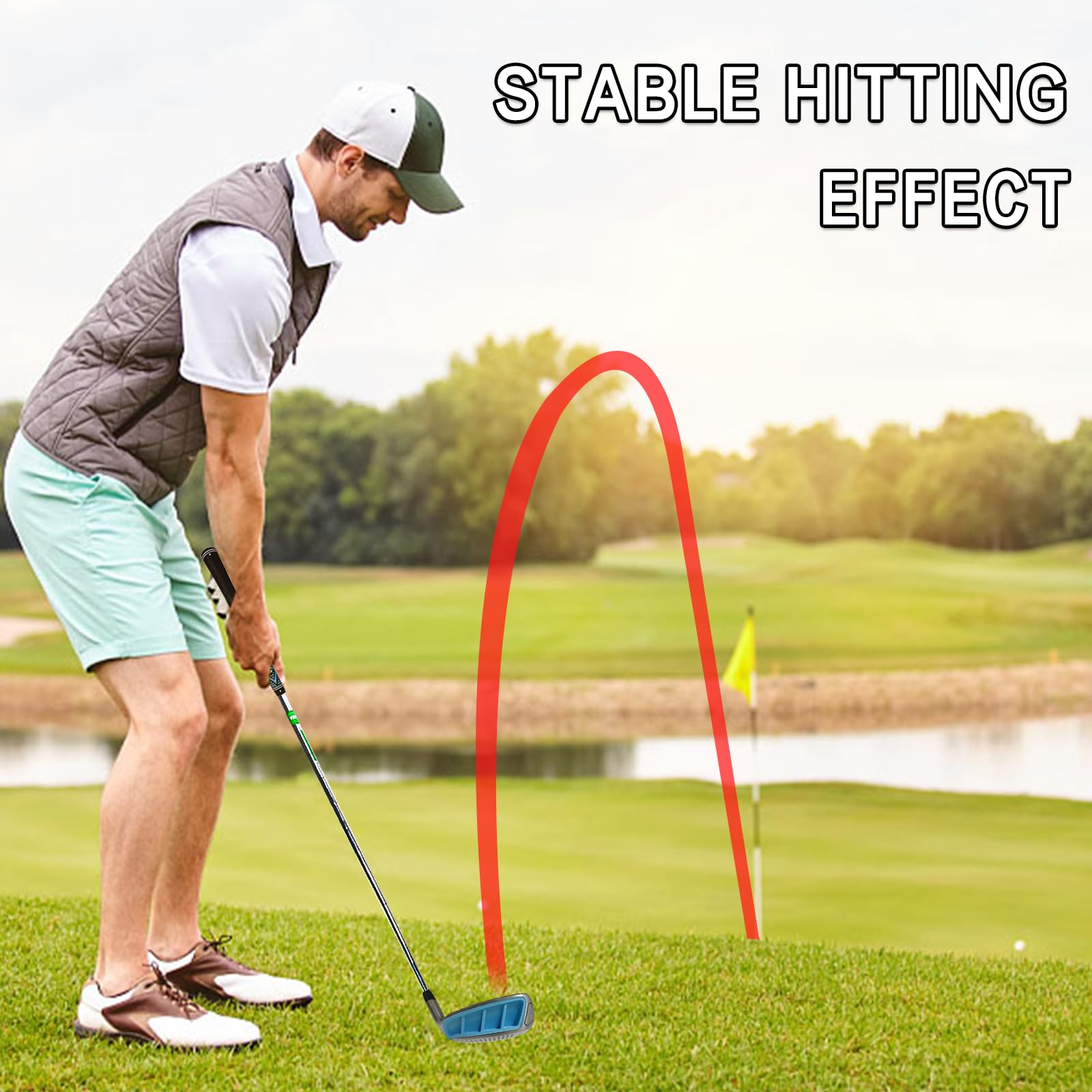 Golf Chipper Wedge Club para juego corto