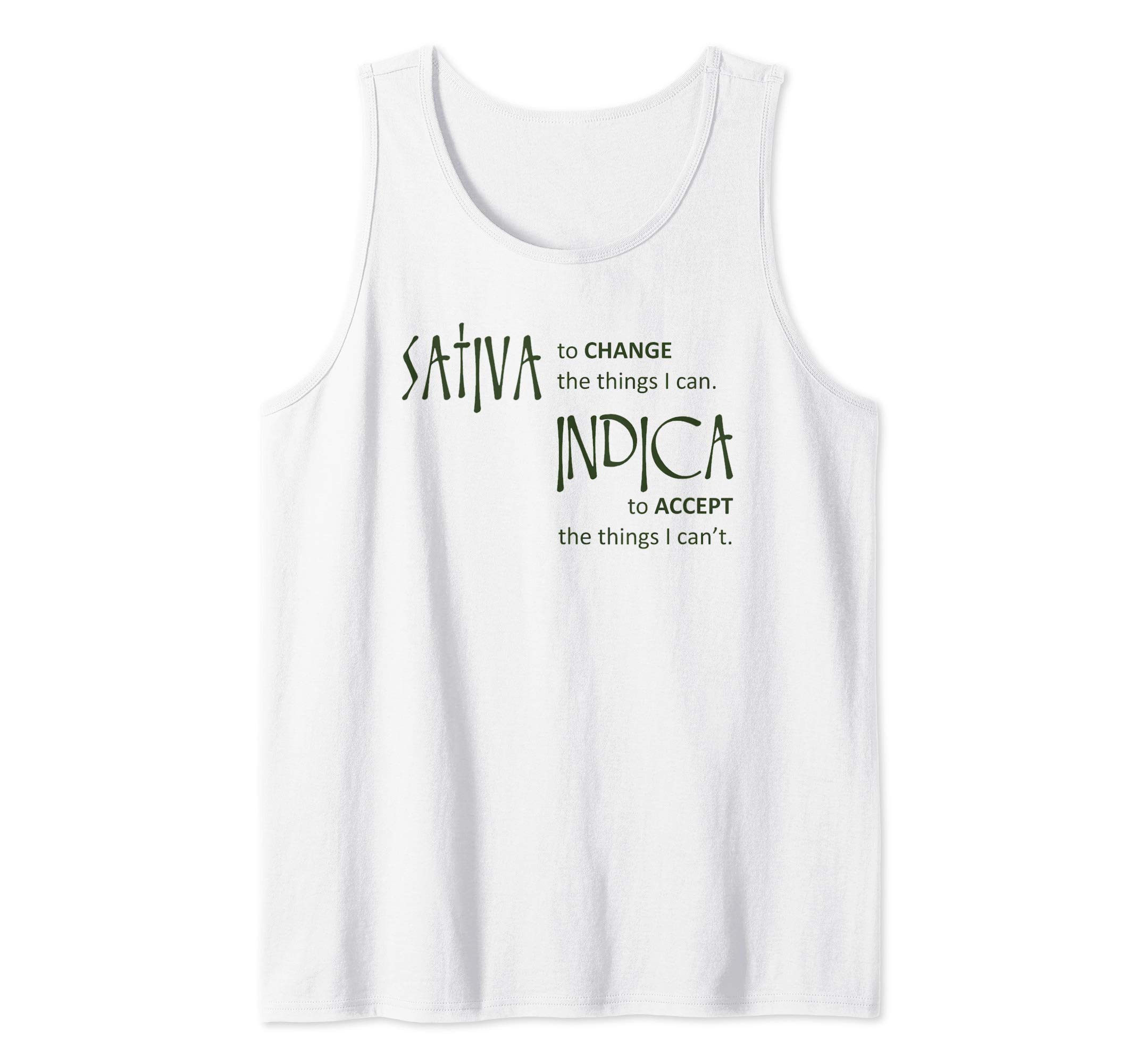 Sative Indica T-Shirt Popular Gift Idea Tank Top
