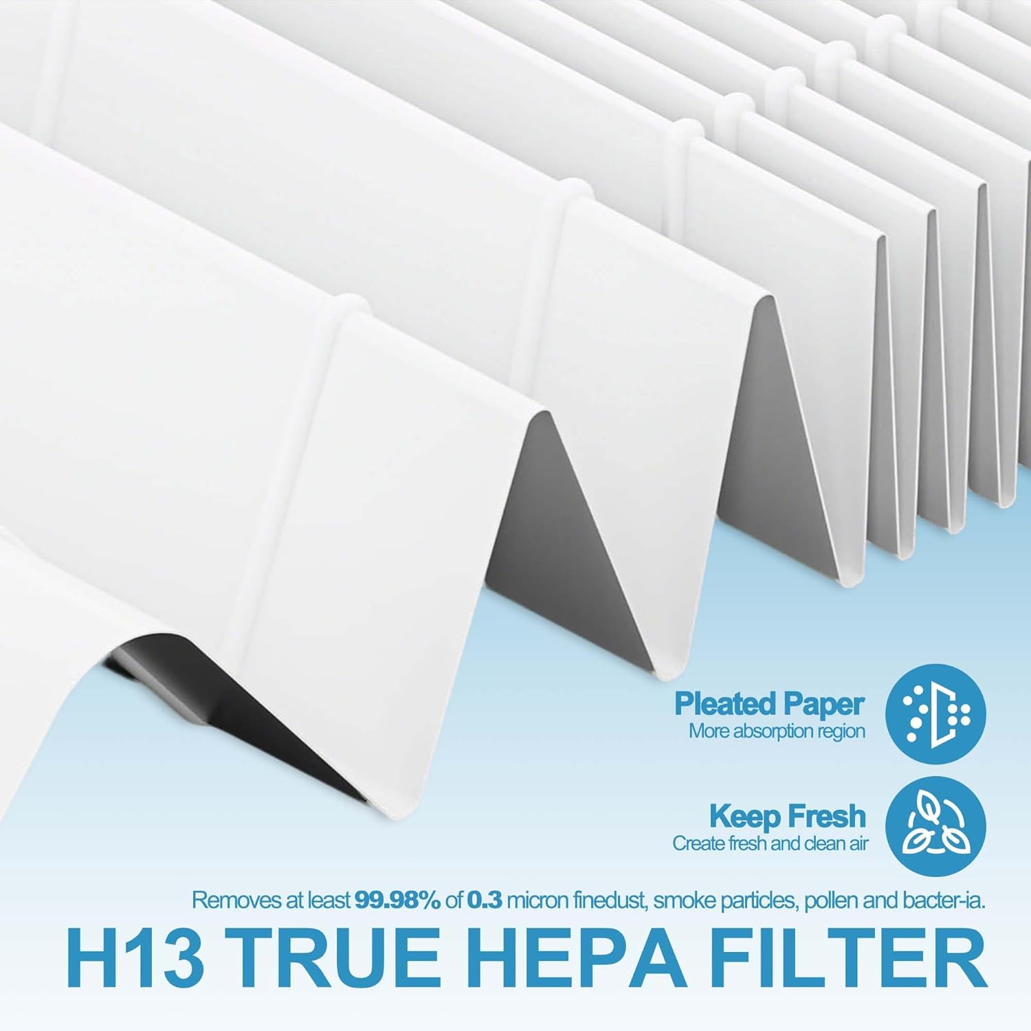 KJ067L Replacement Filter for MOOKA KJ067L Air Purifier, 3-in-1 High-Efficiency Filtration with True Filter, Activated Carbon and Pre-filter, 2 Pack - Image 5