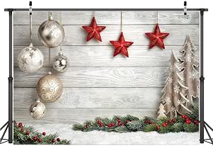 Amazon.com : AIIKES 7X5FT Christmas Backdrop for Photography - Vinyl ...