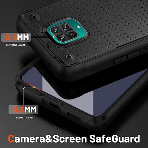 Miniatura 6 de Asuwish Funda de teléfono para Xiaomi Redmi Note 9 ProNote 9sNote9 Pro MaxPoco M2 Pro con cubierta protectora de pantalla de vidrio templado y