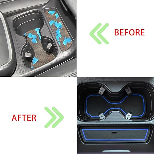 Miniatura 2 de Forro de consola central para accesorios Honda CRV 2023 2024 2025 2026, para tapete de portavasos CR-V, almohadilla para ranura de puerta, adorno de