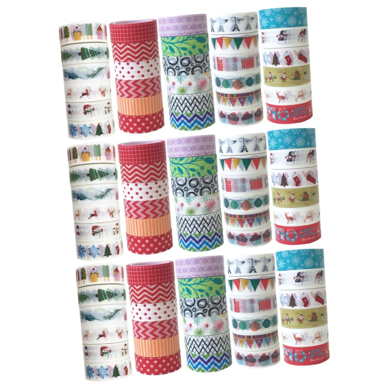 Ozdoby świąteczne, taśma papierowa Washi 90 rolek vintage chińska japońska taśma świąteczna taśma dekoracyjna wakacyjna taśma Washi kreatywna taśma papierowa Washi japoński papier ręka A