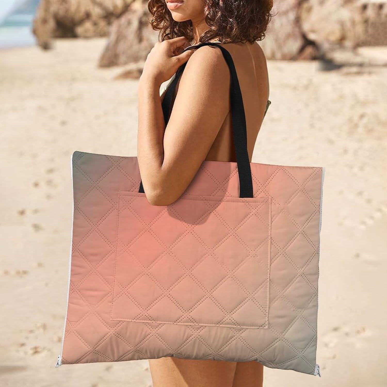 ピクニックシート ぷりんと ピクニックマット キャンプマット 海水浴 ビーチシート お手入れ簡単 防水 防汚 持ち運び便利 耐久性が