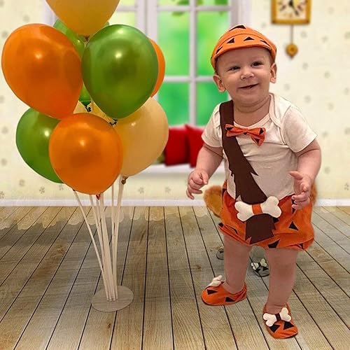 Miniatura 7 de Bam Bam - Disfraz de Halloween para bebé, disfraz de Halloween, huesos de perro, cueva histórica, para niños, mameluco con correa, pantalones