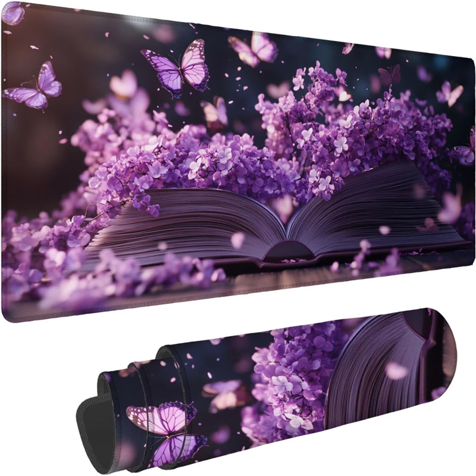Gamingowa podkładka pod mysz 1200 x 600 x 3 mm, XXL, wodoszczelna, odporna na ścieranie, z przyszytymi krawędziami, kolorowa podkładka na biurko, poprawia prędkość i precyzję, pod laptopa, komputer