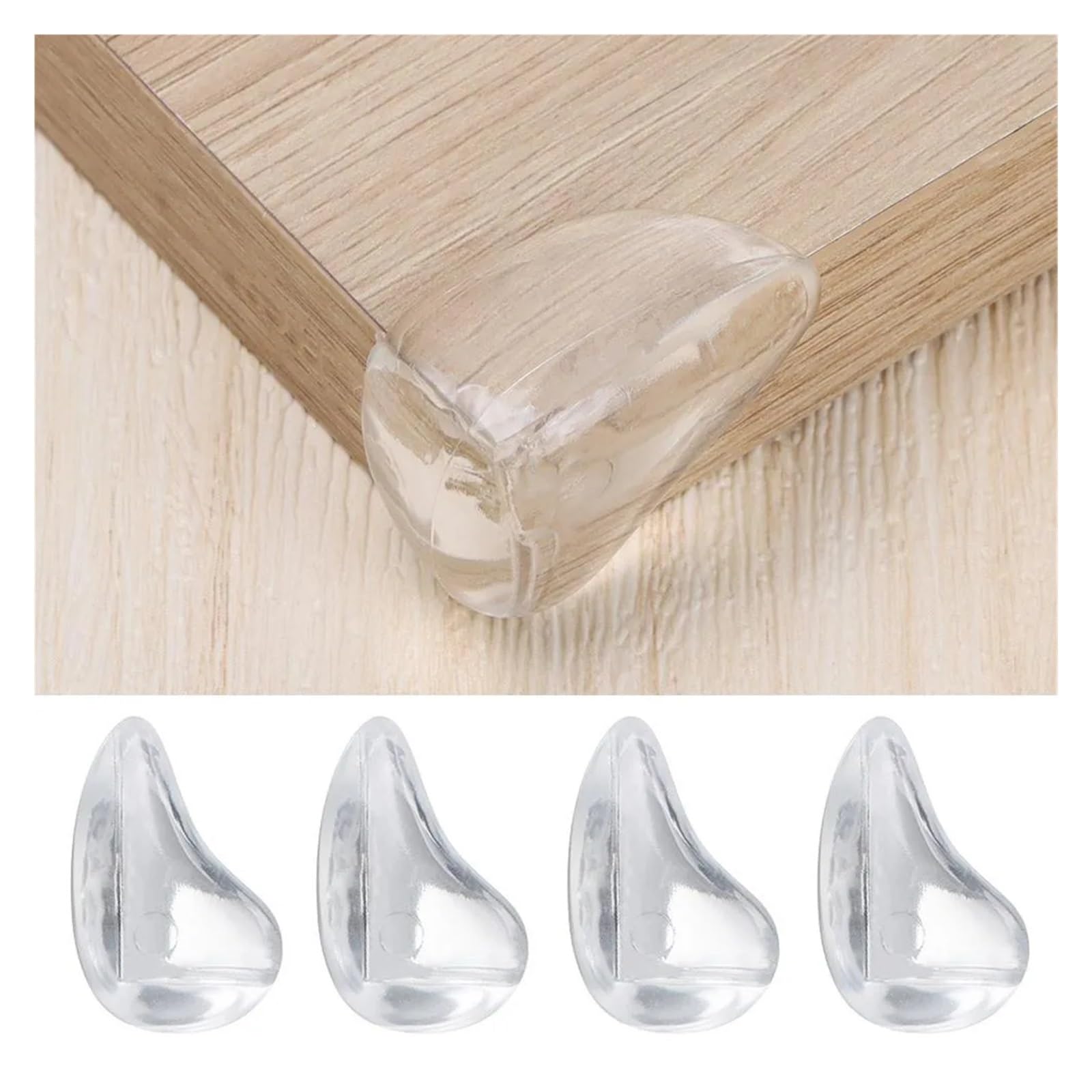 Protectores de Esquinas para mesas, Seguridad Infantil, 10 Unidades, Silicona, para protección, anticolisión.