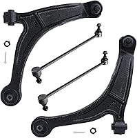 Vista 100 de Detroit Axle - 4 brazos de control traseros para Ford C-Max Focus Mazda 3 5 Volvo C30 C70 S40 V50, 4 brazos de control superior e inferior