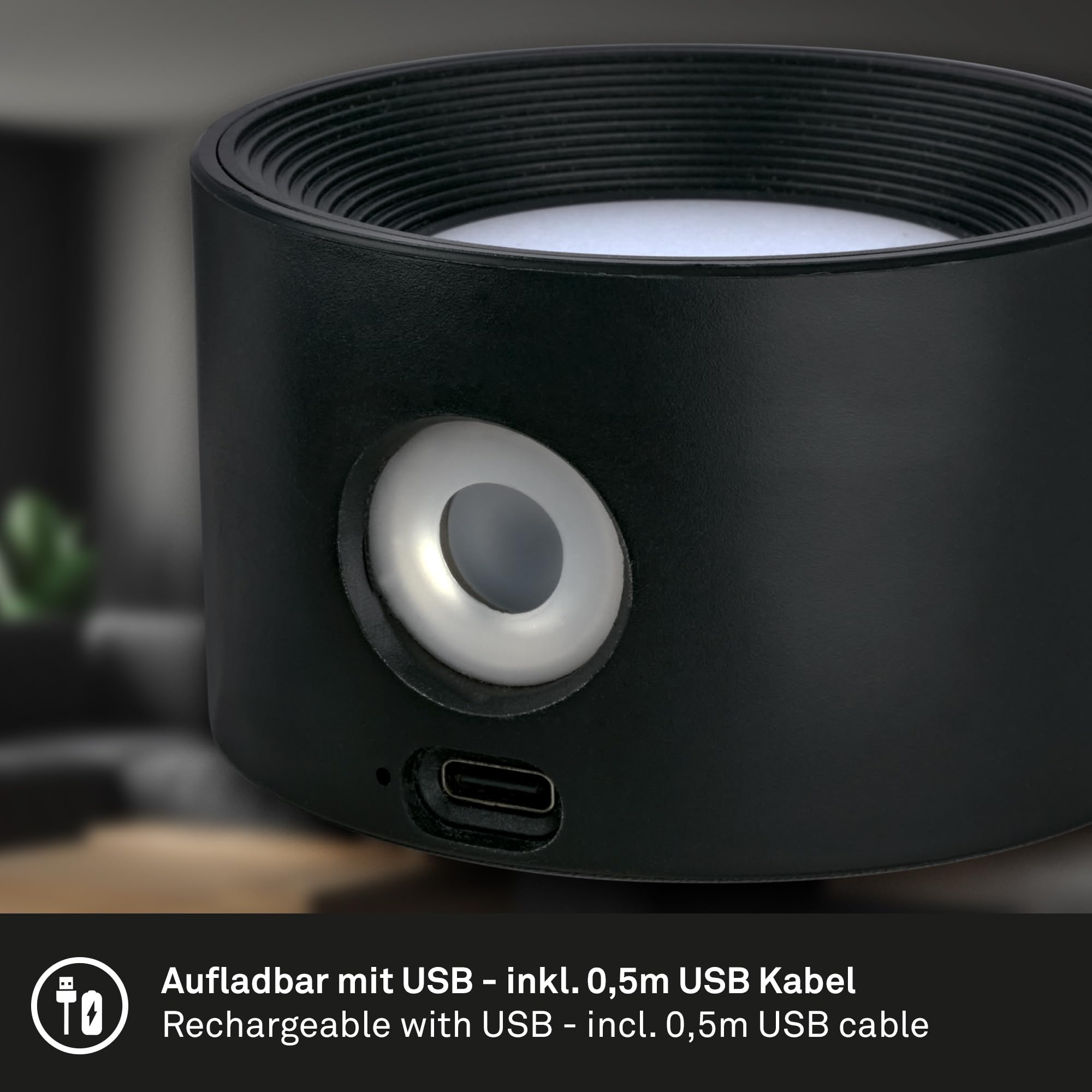 BRILONER - Lampa ścienna bez przyłącza prądu z akumulatorem, magnetycznie zdejmowana, obracana o 360 stopni, możliwość ściemniania, CCT, kinkiet wewnętrzny, lampa ścienna, lampa do łóżka, lampka do