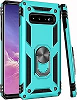 Vista 13 de LUMARKE Funda para Galaxy S10+ Plus, pasa 16 pies, probada en caídas con anillo magnético y soporte, compatible con soporte de montaje de automóvil