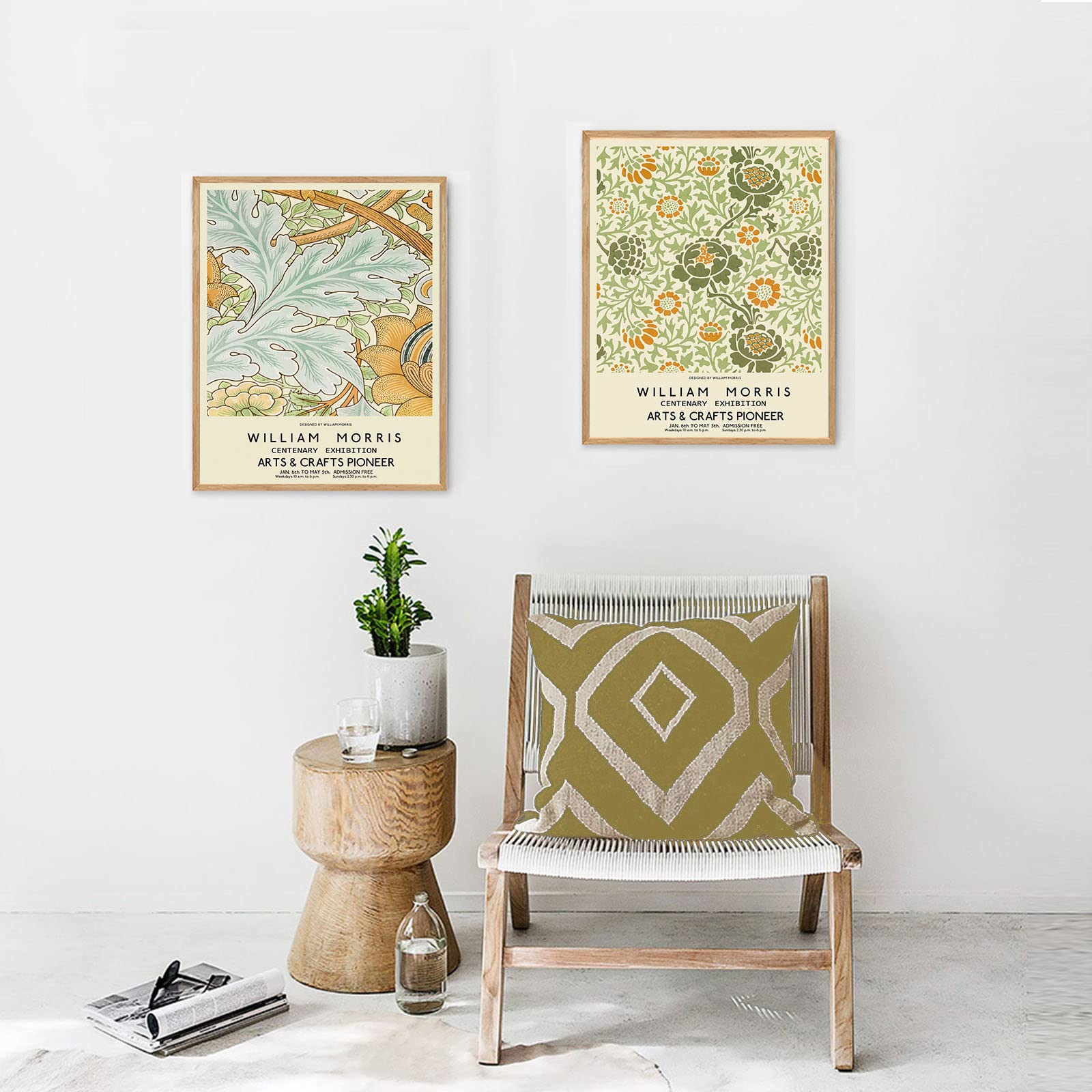 Amazon｜InSimSea William Morris アートワーク 絵画プリントセット