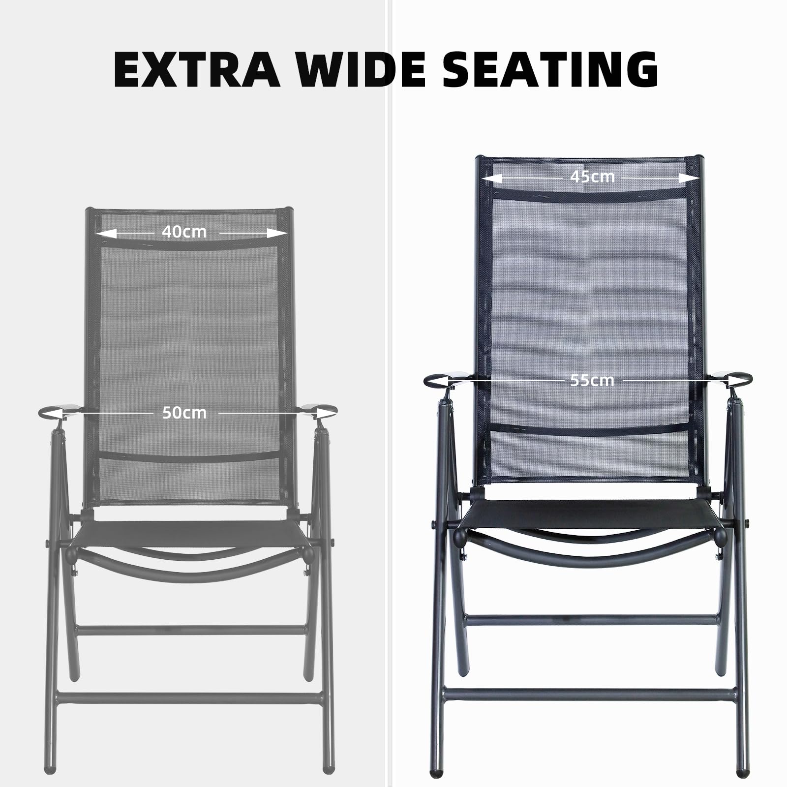aluminium stackable chairs
