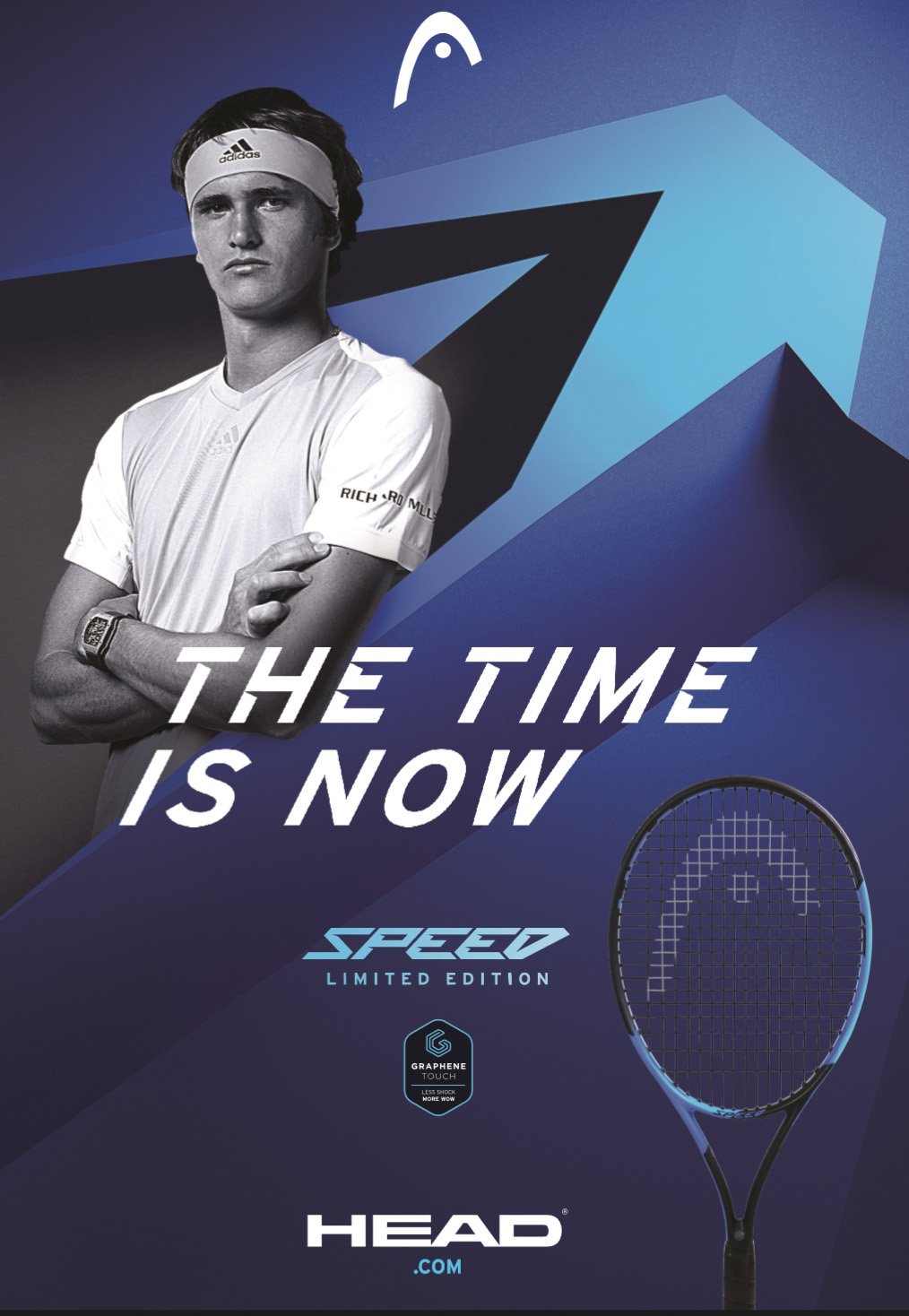 【美品】　HEAD Graphen TOUCH SPEED MP BLUE 美品】 HEAD Graphen TOUCH SPEED MP BLUE - メルカリ