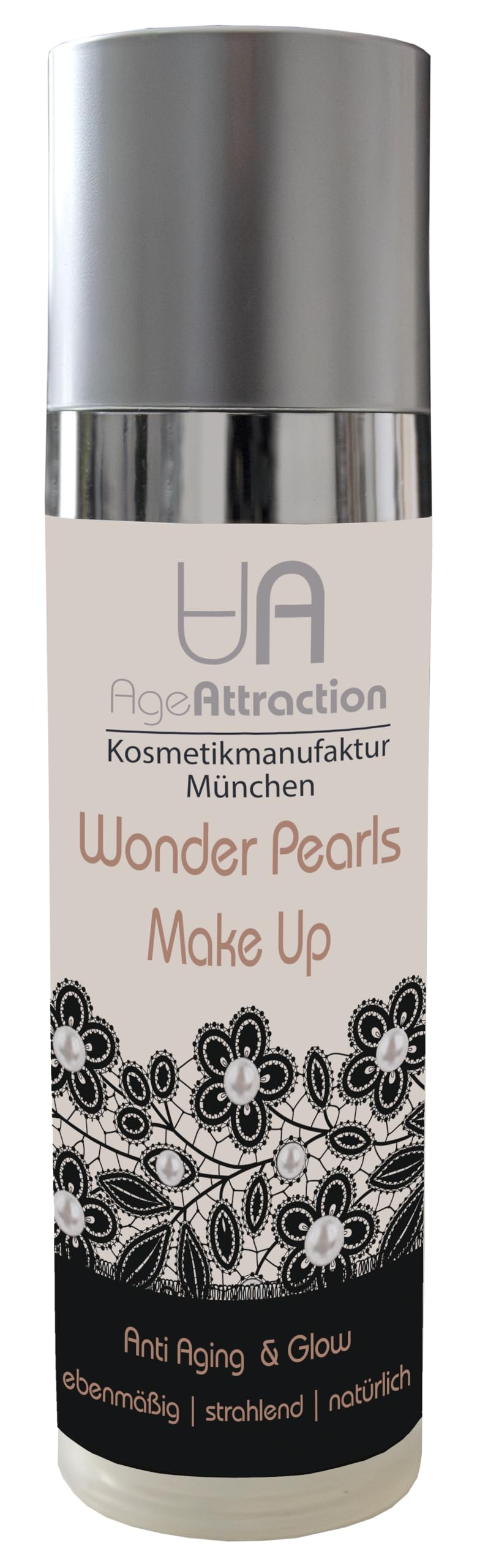 Age Attraction Anti-Aging Mineral Make-Up Fluid - Naturkosmetik - 30ml - Farbe Nr. 3
