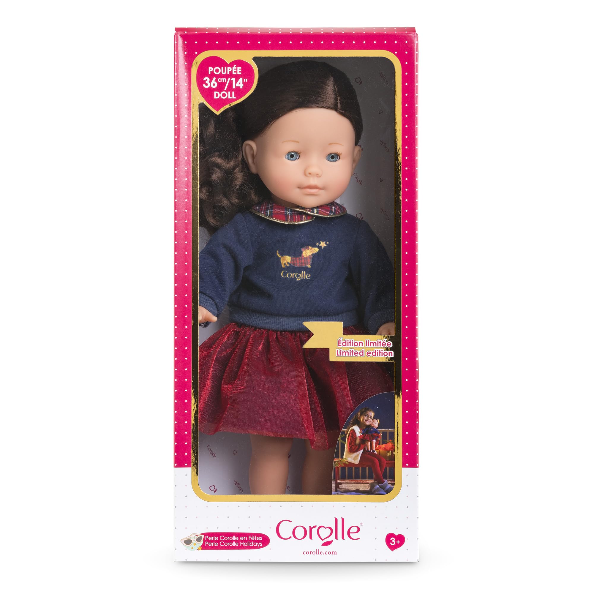 Corolle - Perła, na imprezach, lalka Ma, 36cm, od 3 lat, 9000200260