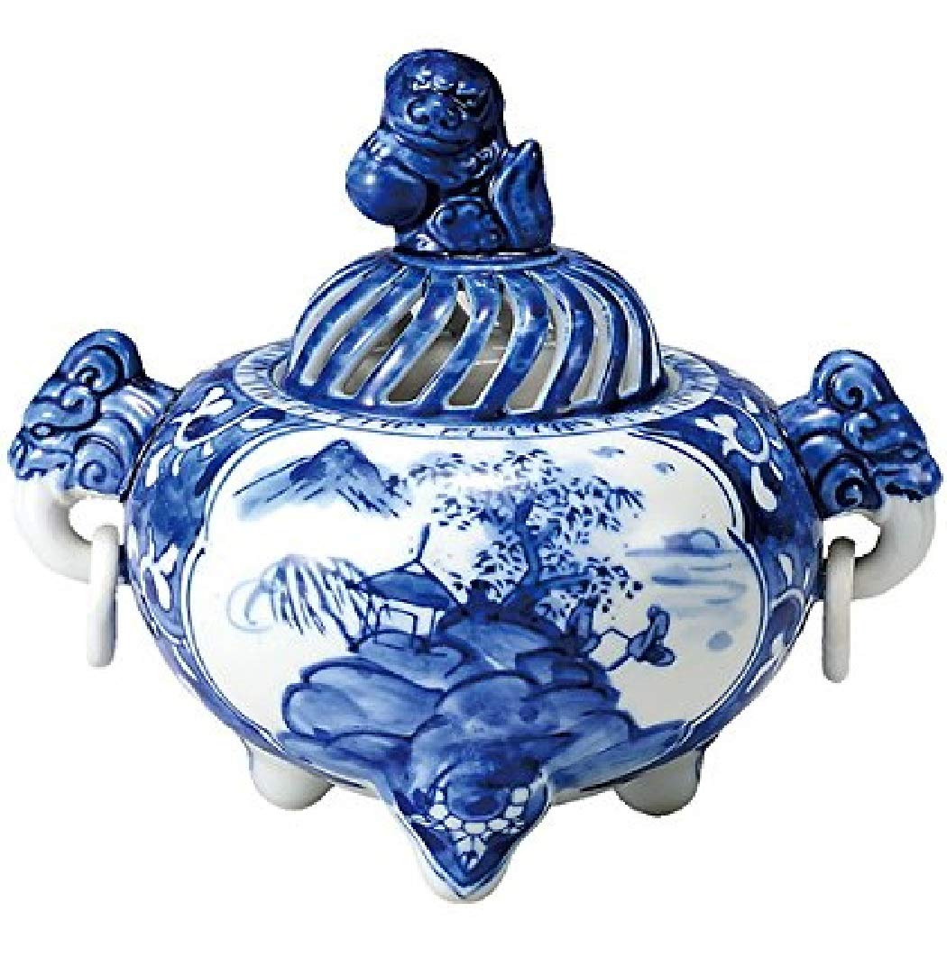 Amazon｜九谷焼 4.5号 香炉 染付山水｜仏壇用香炉 オンライン通販