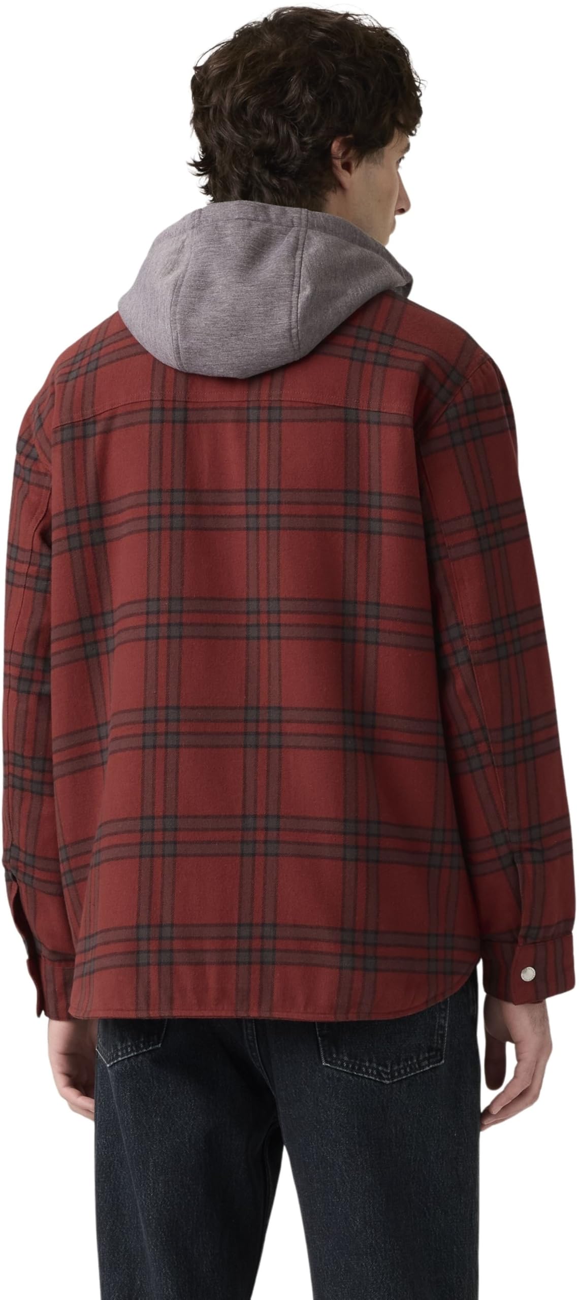 Levi's Hombre Cazadora Francisco Sherpa Flannel con cremallera, Standard Fit