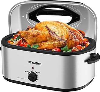 Electric toaster 26 quart with visible and self-cleaning lid, large turkey toaster with heat defrost function, adjustable temperature, removable pan rack, steel