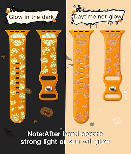 Miniatura 9 de Correas de Navidad compatibles con Apple Watch para mujeres de 1.575 in 1.614 in 1.496 in 1.654 in 1.732 in 1.772 in 1.929 in, correa láser de