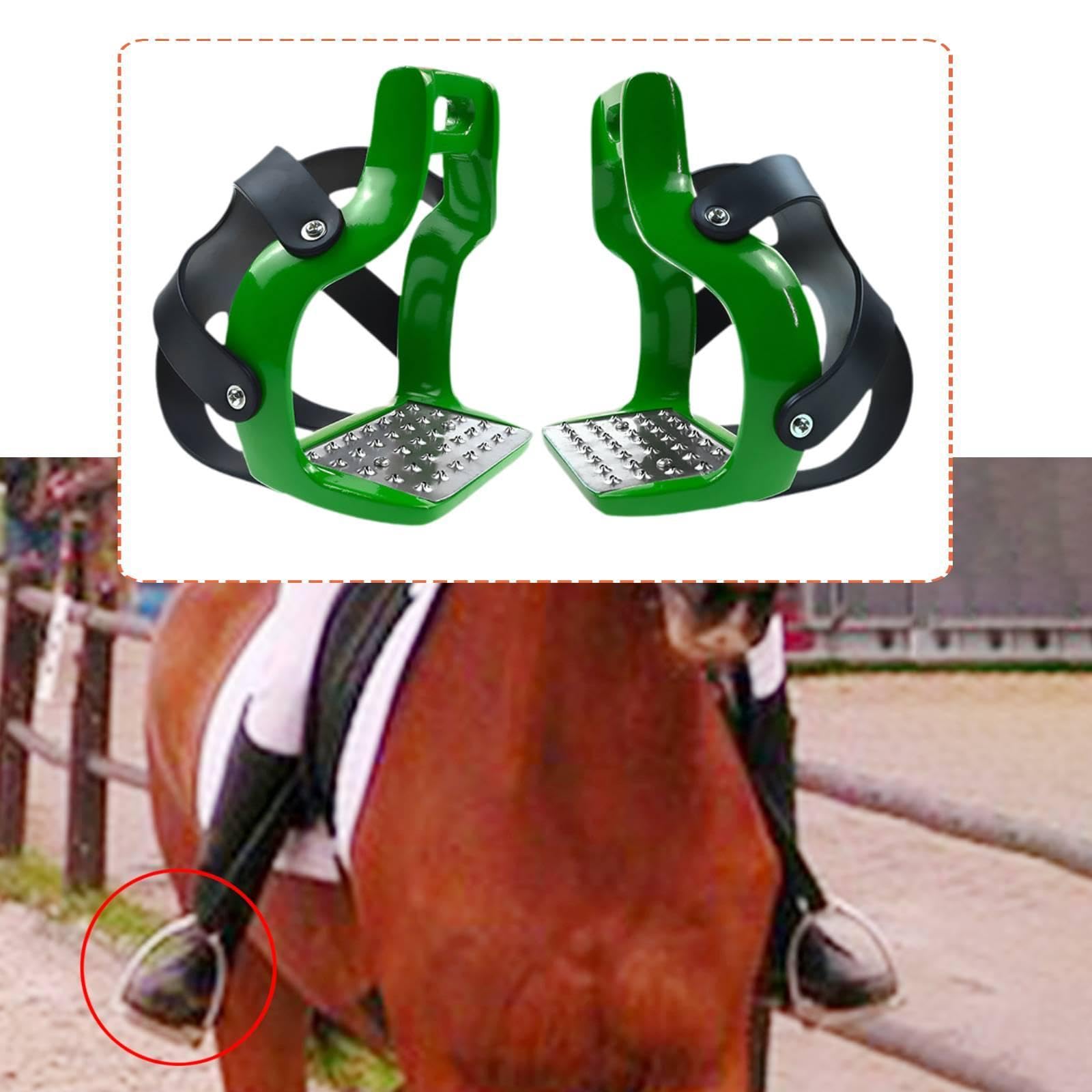 2 Piezas estribos para Montar, Herramienta para Libre, Antideslizantes, para Entrenamiento, cómodos, para