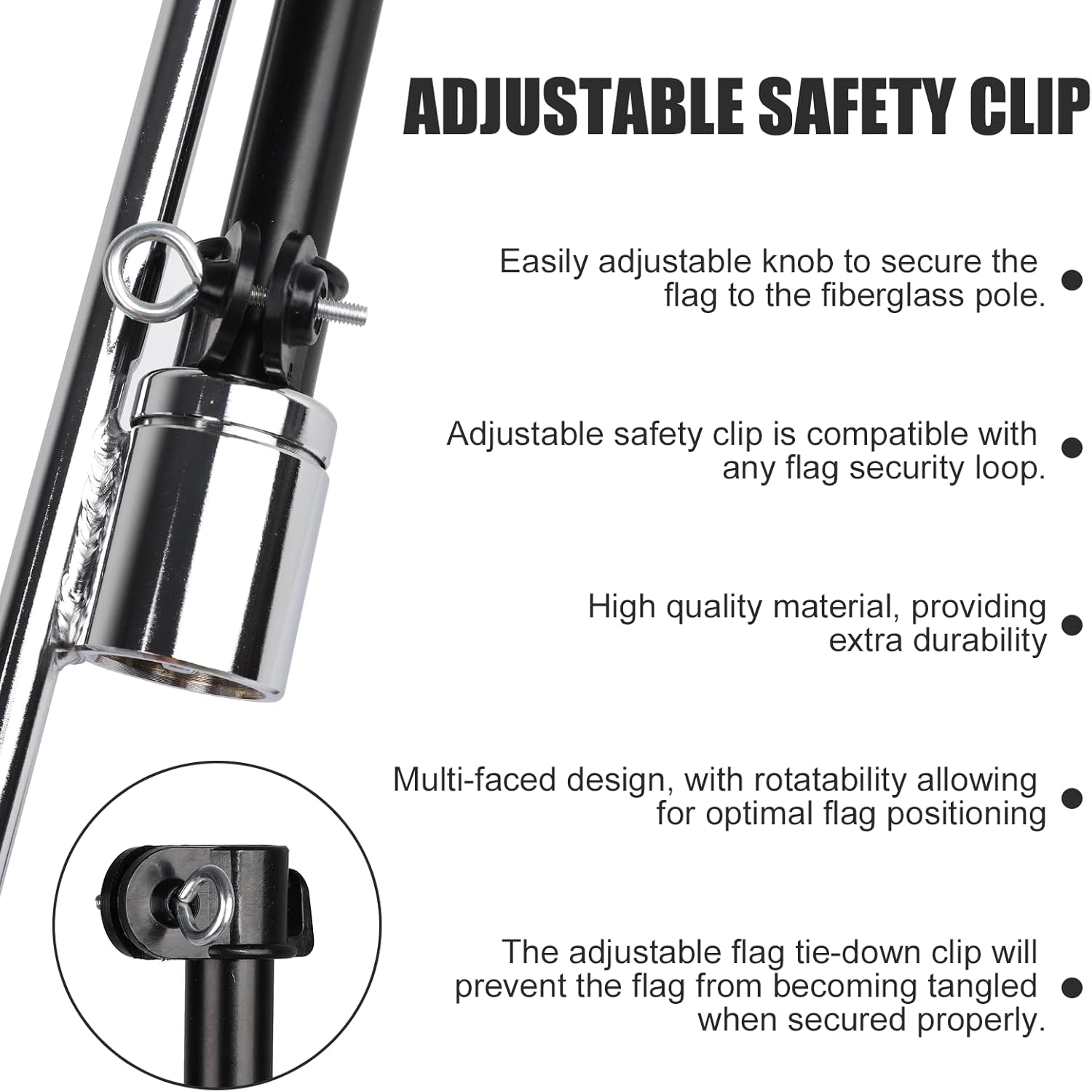 2 Set of Feather Flag Pole Kit, Aluminium Alloy Fiberglass Banner Flagpole Kit with Ground Spikes Swooper Feather Outdoor Flag Pole for Business Advertising School Sporting Events