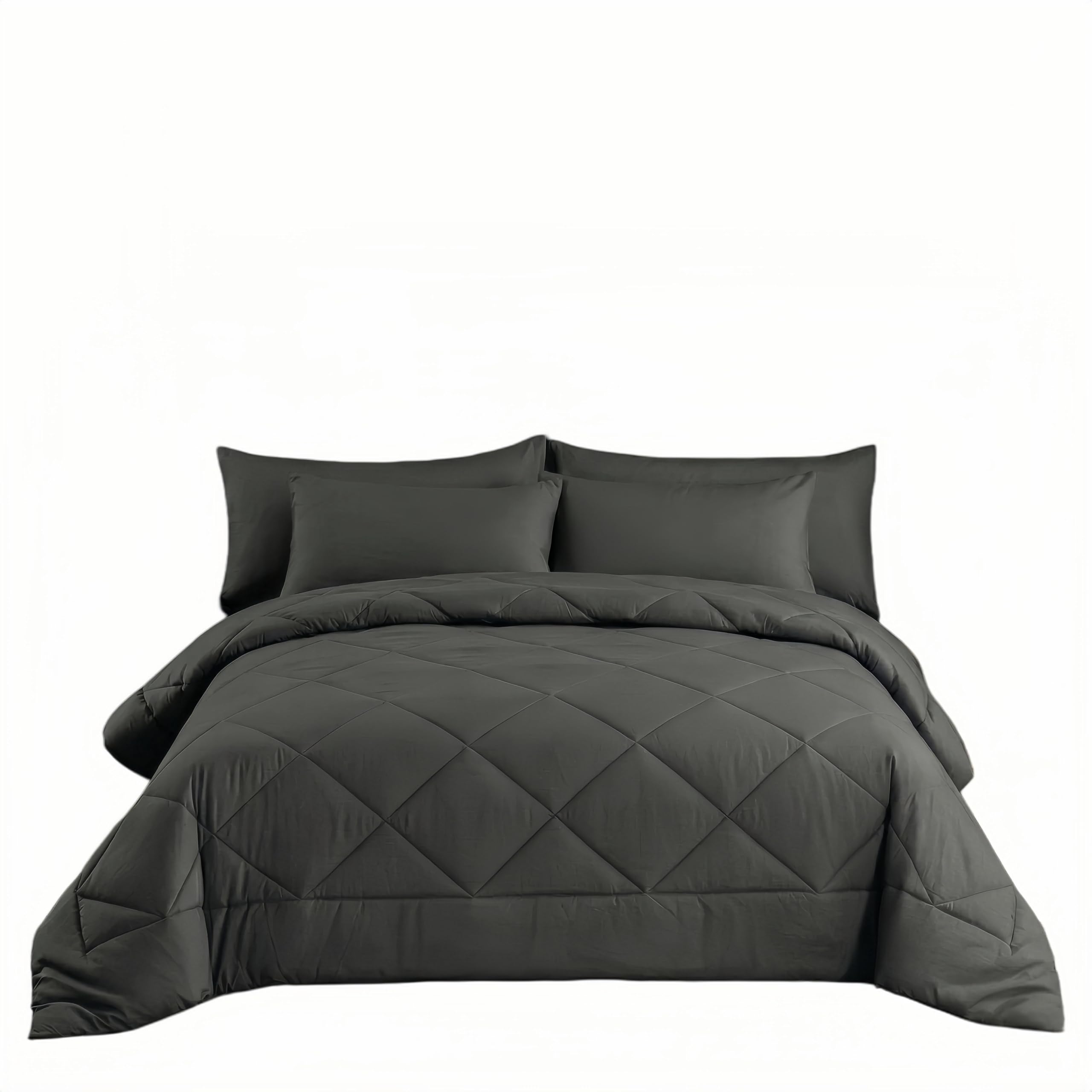 Anfaru Easy Comfort 2-in-1 Bettdecke, ultraleichte & waschbare Mikrofaser Steppdecke, schnelltrocknend, vereint Decke und Bezug, 4 Jahreszeiten Decke, ultraweich für optimalen Schlafkomfort