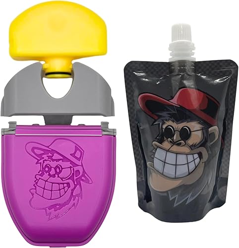 Protector bucal autolimpiante y estuche de retención con solución de limpieza, almacenamiento para protectores nocturnos, alineadores, protectores