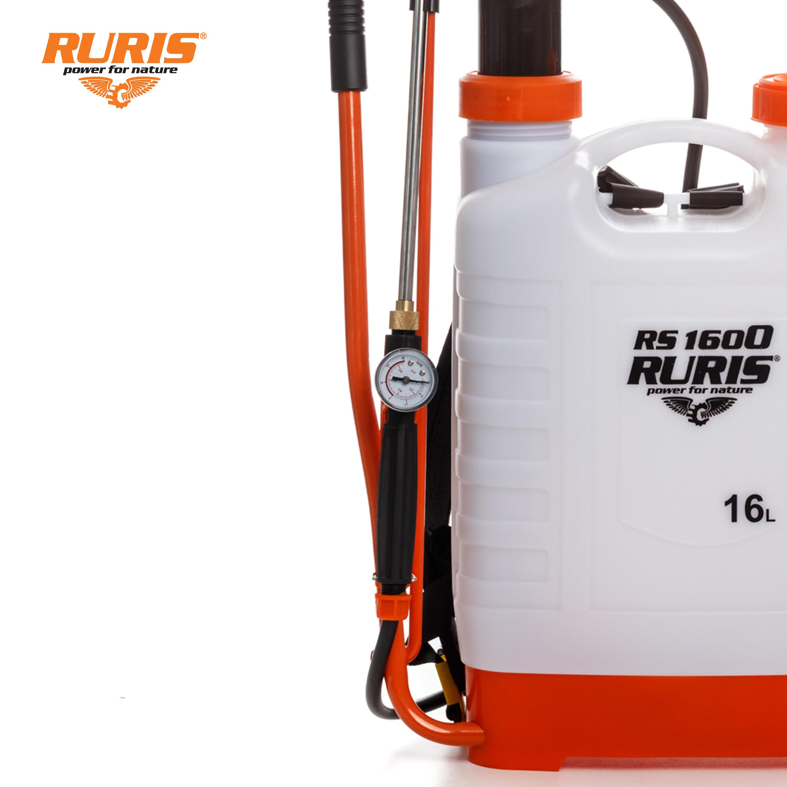 RURIS Power for Nature Pulvérisateur Manuel RS 1600, Réservoir 16L