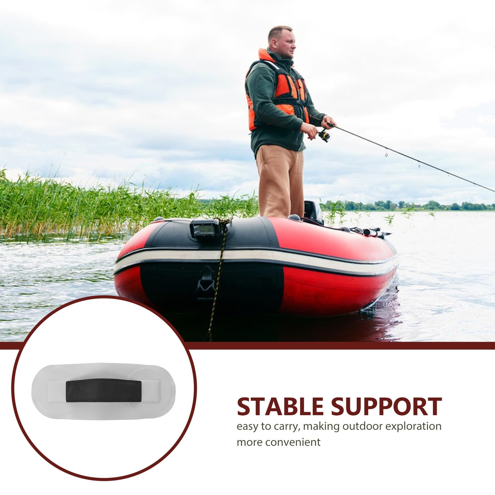 Mikinona 2 Pezzi di Toppe per Maniglie a Cinghia per SUP Paddleboard e Kayak per Barche gonfiabili, Impugnatura di Ricambio per Barche gonfiabili, Accessori per SUP Paddle Board